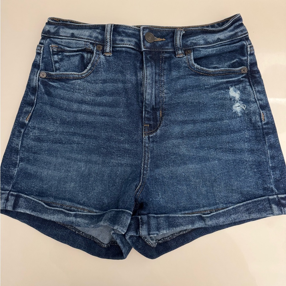 American Eagle Highest Rise Denim Mom Short